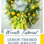 How to Make a Lemon Wreath for Your Door
