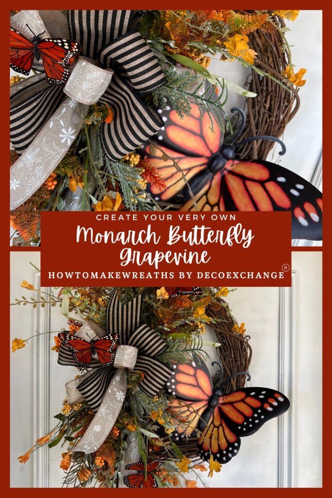 Create Your Own Monarch Butterfly Wreath