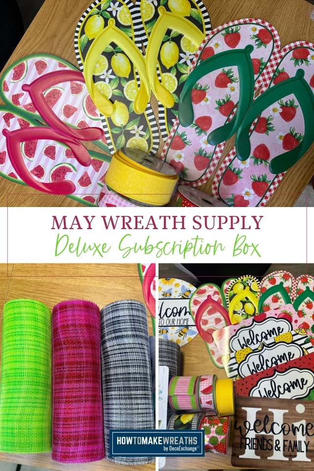 May Deluxe Wreath Supply Subscription Box