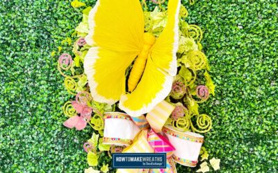 How to Make a Summer Butterfly Wreath