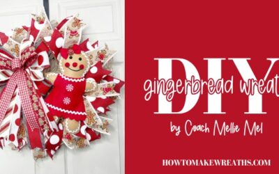 Cute DIY Gingerbread Wreath for Christmas