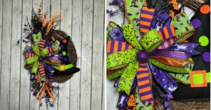 witch hat grapevine wreath
