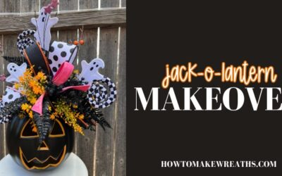 Decorating for Halloween: Jack-O-Lantern Makeover