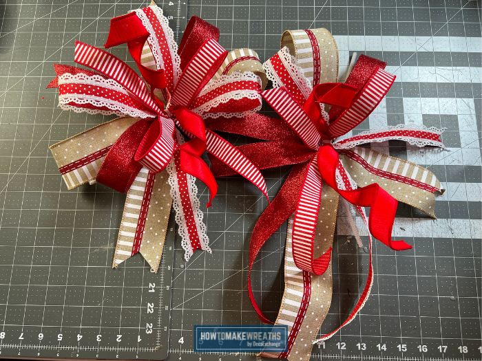 Christmas Bows - Gingerbread Inspired