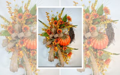 How to Convert a Summer Wreath into a Fall Wreath