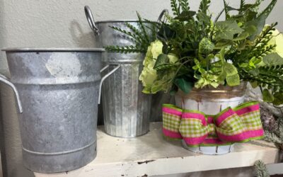 How to Use Metal Containers for Faux Floral Designs