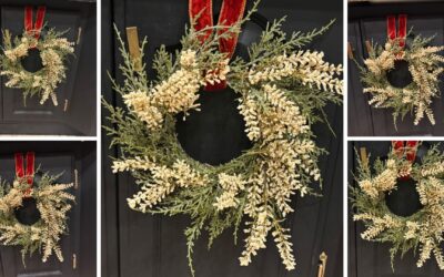 How to Make a Mini Astilbe Wreath
