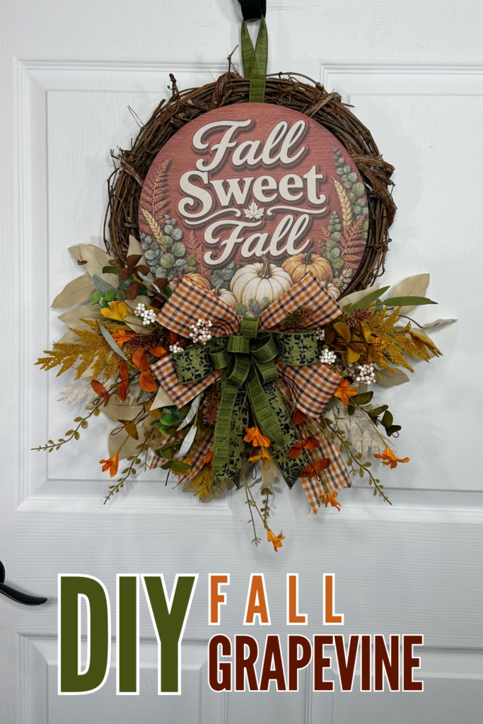 DIY Fall Grapevine